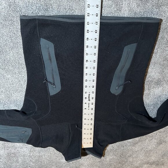 Arcteryx Covert Fleece Full Zip Womens Medium Black Polartec Gorpcore - Picture 10 of 12